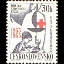 Známka Československo 1963 - Červený kríž