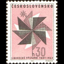 Známka Československo 1963 - Liberecké výstavné trhy