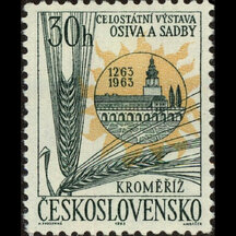 Známka Československo 1963 - Založenie Kroměříža