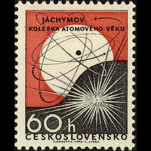Známka Československo 1966 - Jadrová energetika