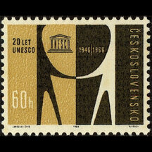 Známka Československo 1966 - Výročie UNESCO