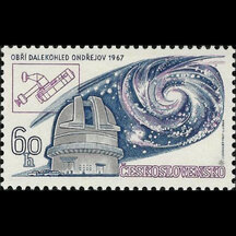 Známka Československo 1967 - Hvezdáreň Ondřejov