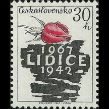 Známka Československo 1967 - Lidice