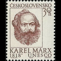 Známka Československo 1968 - Karl Marx