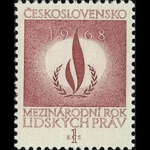 Známka Československo 1968 - Rok ľudských práv
