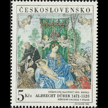 Známka Československo 1968 - Ružencová slávnosť