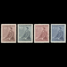 Séria známok Protektorát Čechy a Morava 1942 - Narodeniny A. Hitlera