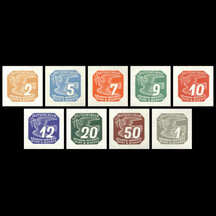 Séria známok Protektorát Čechy a Morava 1943 - Novinové