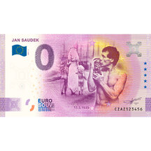 0 Euro Souvenir Česko 2022 - Jan Saudek 2