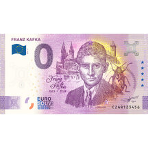 0 Euro Souvenir Česko 2024 - Franz Kafka
