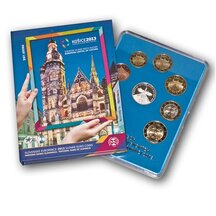 Sada obehových EURO mincí SR 2013 - Košice - Proof