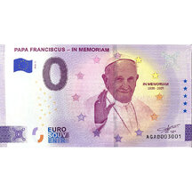 0 Euro Souvenir Argentína 2025 - Papa Franciscus - In Memoriam