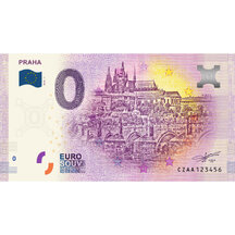 0 Euro Souvenir Česko 2018 - Praha
