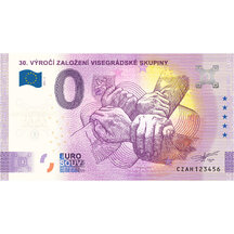 0 Euro Souvenir Česko 2021 - 30. výročí založení V4 - Anniversary