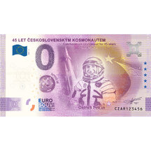 0 Euro Souvenir Česko 2021 - 45 let československým kozmonautem - Anniversary