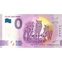 0 Euro Souvenir Česko 2023 - 70 let ZOO Brno