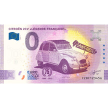 0 Euro Souvenir Česko 2023 - Citroen 2CV