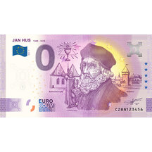 0 Euro Souvenir Česko 2025 - Jan Hus