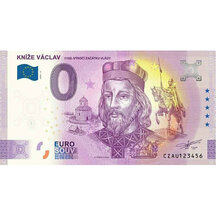 0 Euro Souvenir Česko 2025 -  Kníže Václav