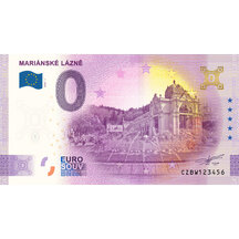 0 Euro Souvenir Česko 2026 - Mariánské Lázně - Gold