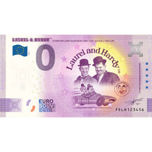 0 Euro Souvenir Malta 2024 - Laurel a Hardy
