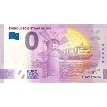 0 Euro Souvenir Poľsko 2025 - Świnoujście Stawa Młyny