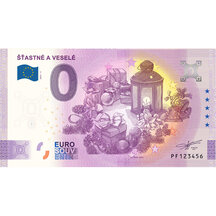 0 Euro Souvenir Slovensko 2021 - Šťastné a Veselé