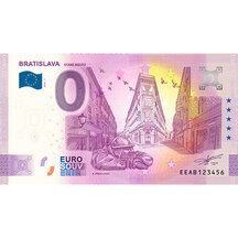 0 Euro Souvenir Slovensko 2025 - Bratislava staré mesto