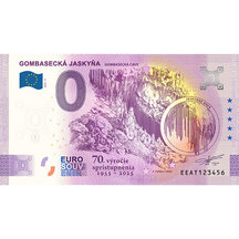 0 Euro Souvenir Slovensko 2025 - Gombasecká jaskyňa