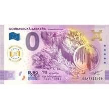 0 Euro Souvenir Slovensko 2025 - Gombasecká jaskyňa Anniversary
