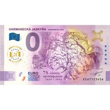 0 Euro Souvenir Slovensko 2025 - Harmanecká jaskyňa Anniversary