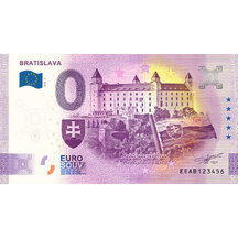 0 Euro Souvenir Slovensko 2026 - Bratislava - Hrad so znakmi
