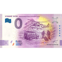0 Euro Souvenir 2026 - Vysoké Tatry - Horská záchranná služba