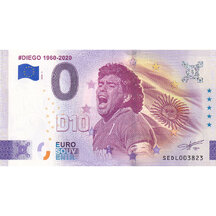0 Euro Souvenir Taliansko 2026 - Diego Maradona