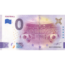 0 Euro Souvenir Taliansko 2026 -  Football gold