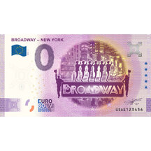 0 Euro Souvenir 2024 - Broadway - New York
