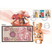 Banknote obálka Ghana 1978
