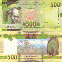 500 Francs 2024 Guinea