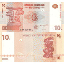 10 Francs 2003 Kongo