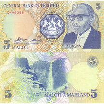 5 Maloti 1989 Lesotho