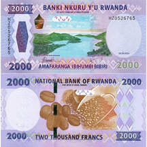 2000 Francs 2024 Rwanda