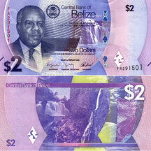 2 Dollars 2025 Belize