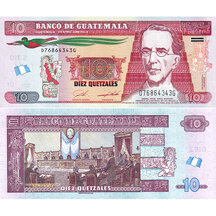 10 Quetzales 2022 Guatemala