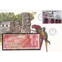 Banknote obálka Honduras 1989
