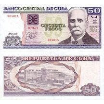 50 Pesos 2025 Kuba