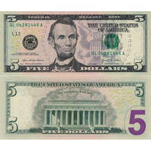 5 Dollars 2021 USA