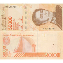 50 000 Bolívares 2019 Venezuela
