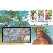 Banknote obálka Samoa 1990