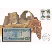 Banknote obálka Irak 1979