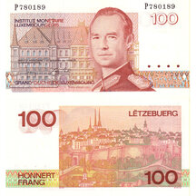 100 Francs 1993 Luxembursko